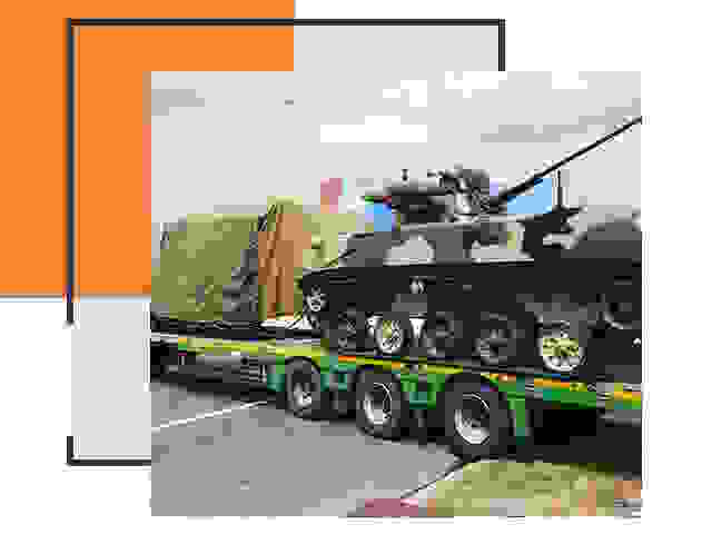 Перевозка военной техники в Дубне